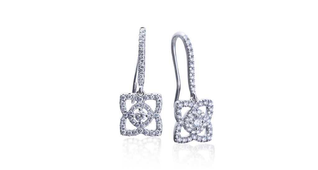 ‘Enchanted Loves Sleeper’ Diamond & Gold Earrings