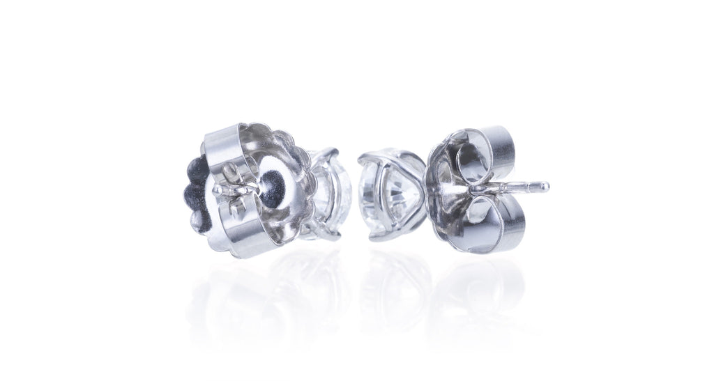 Diamond & Platinum Stud Earrings