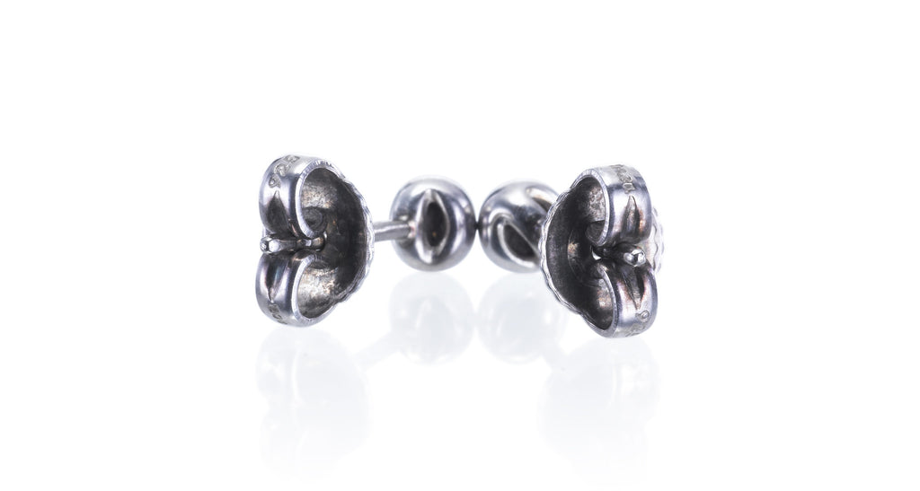 Bezel Set Diamond Stud Earrings