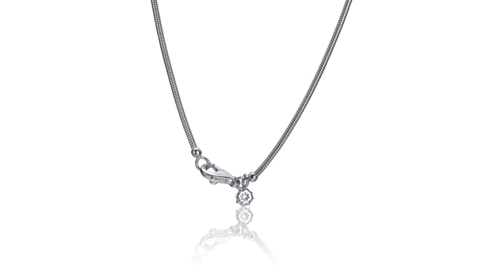 Diamond & Pearl Elephant Pendant Necklace
