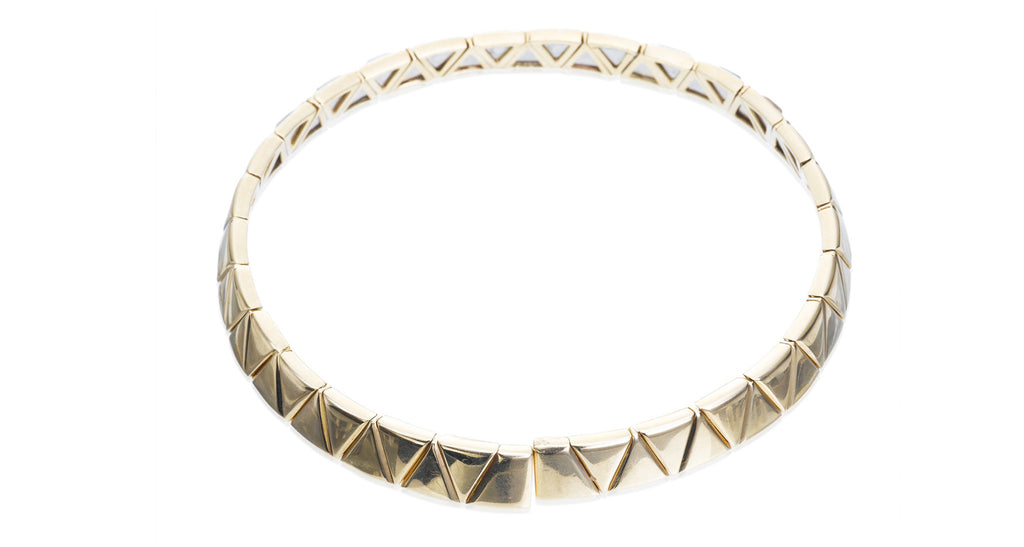 Diamond & Gemstone Gold Collar Necklace