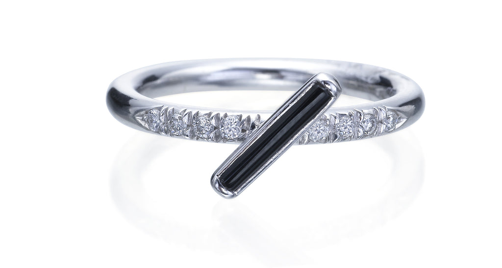 Diamond & Onyx Ring