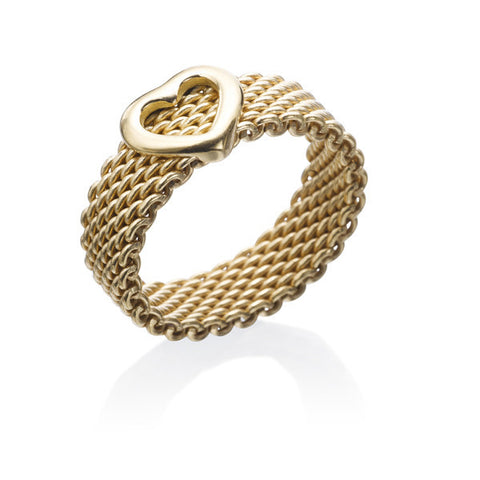 ‘Somerset' Gold Heart Ring