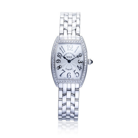 Curvex Stainless Steel Diamond Bezel Watch
