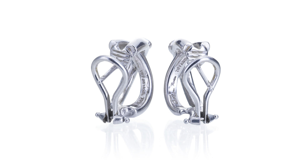 Paloma Picasso Diamond & White Gold Earrings