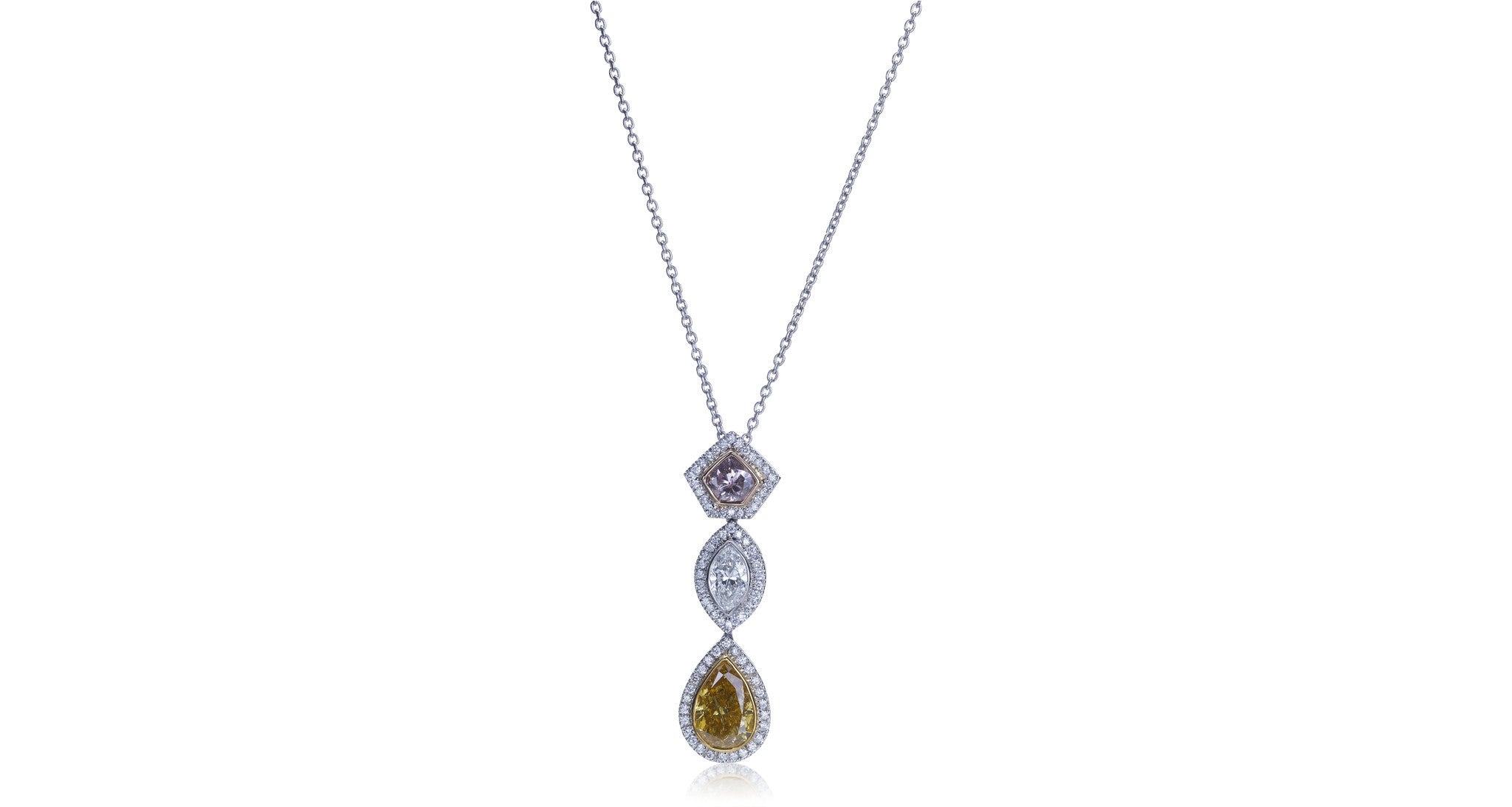 18k Real Diamond Pendant Set JGS-2305-08316 – Jewelegance