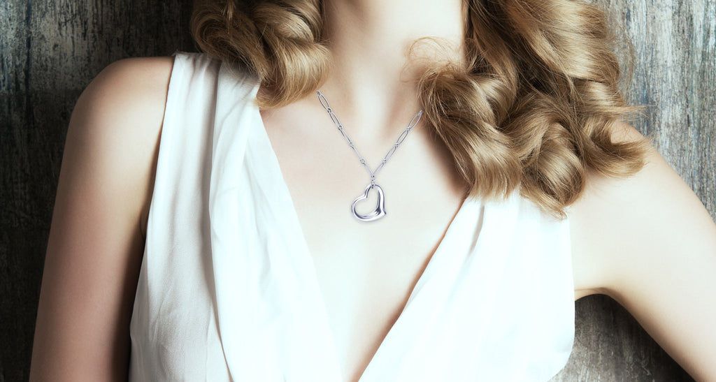 Elsa Peretti Silver Heart Necklace