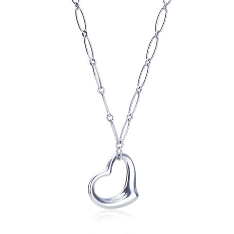 Elsa Peretti Silver Heart Necklace