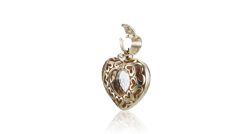Large Heart Reversible Pendant