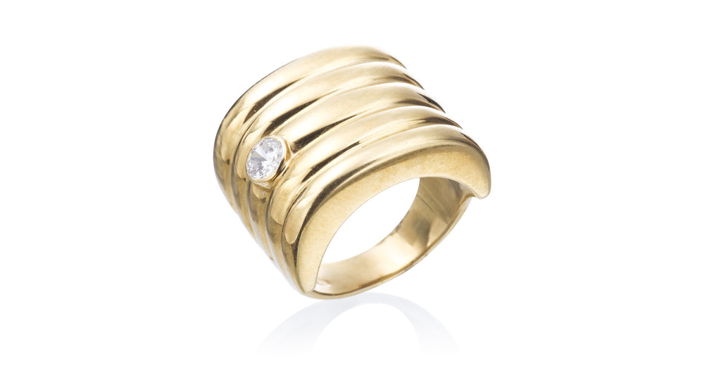 Gold & Diamond Ring